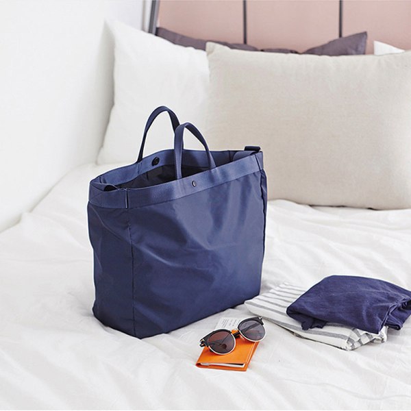 Ryggsekk Bagasjeveske Kortreist reiseveske Bærbar Bærbar Klær Sports Yoga Bag Dark Blue Extra Large