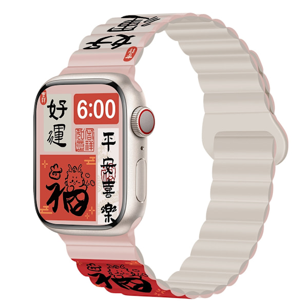 Klockarmband för Apple Watch iWatch 38/40/41MM Universal Ping An Long