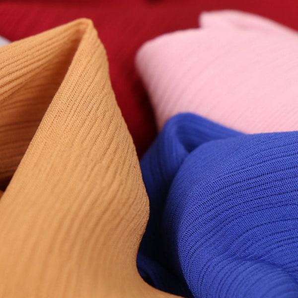 Dametørklæde sjal 2022 Monokrom Chiffon åndbar Orange 175-70cm