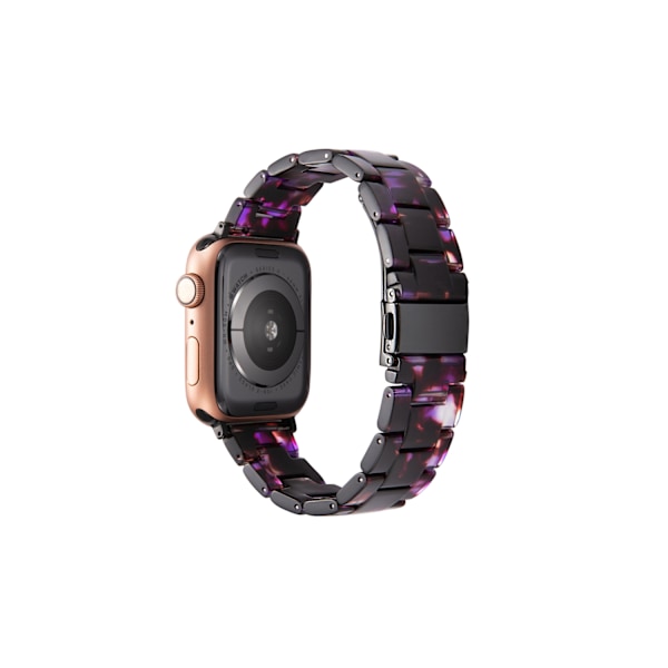 Kellon ranneke Apple Watch iWatch 38/40/41/42 s10mm violetti ja musta