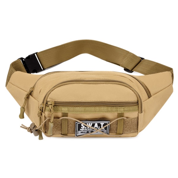 Fanny Pack juoksuhihna vyötärölaukun organizer vuorikiipeilyharjoitus naamiointi yellow camo