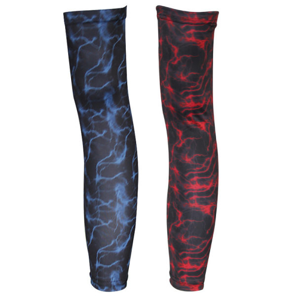 Sikkerhet Knebeskyttere Sport Beskyttelsesutstyr Tynne utendørs lange leggings Elastiske knebeskyttere Pustende sklisikre leggings Blue XXL