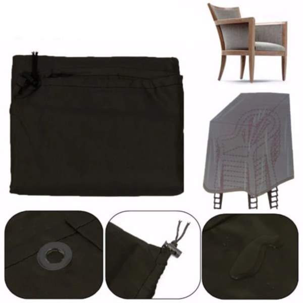Outdoor Oxford cloth waterproof storage bag garden balcony furniture protective cover 70x79x70x102cm
