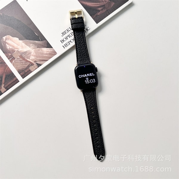 Urrem til Apple Watch iWatch 46mm 10. generation sort