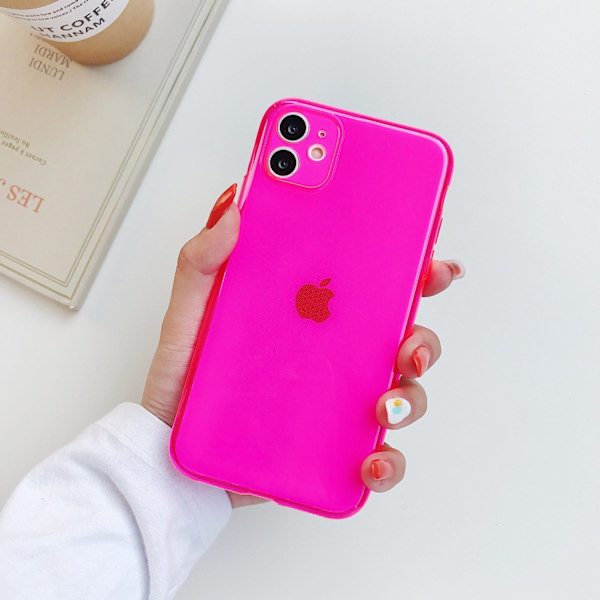 Etui til iPhone 17 Pro Max fluorescerende farve blød
