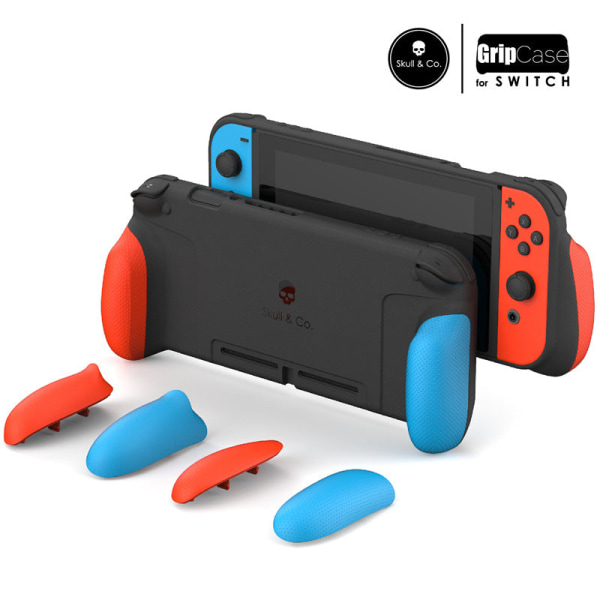 Gripcase for Switch by Nintendo Switch Grip Protective Case Pelitarvikkeet Purple Orange