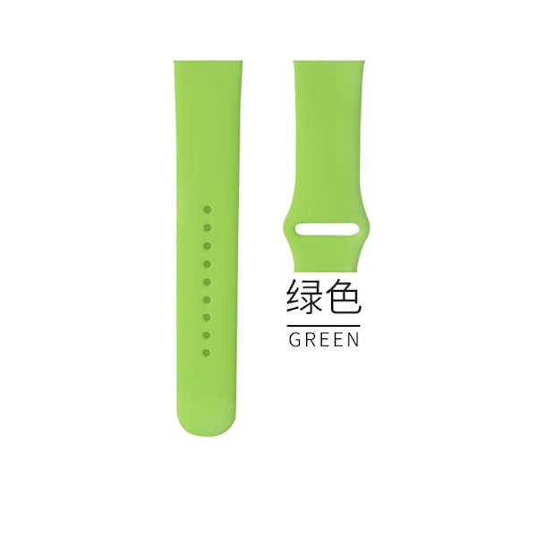 Klockarmband för Apple Watch iwatch Gäller: 1-9 generationen/SE 38/40/41mm/S10:42 Förlängd version 4 grön