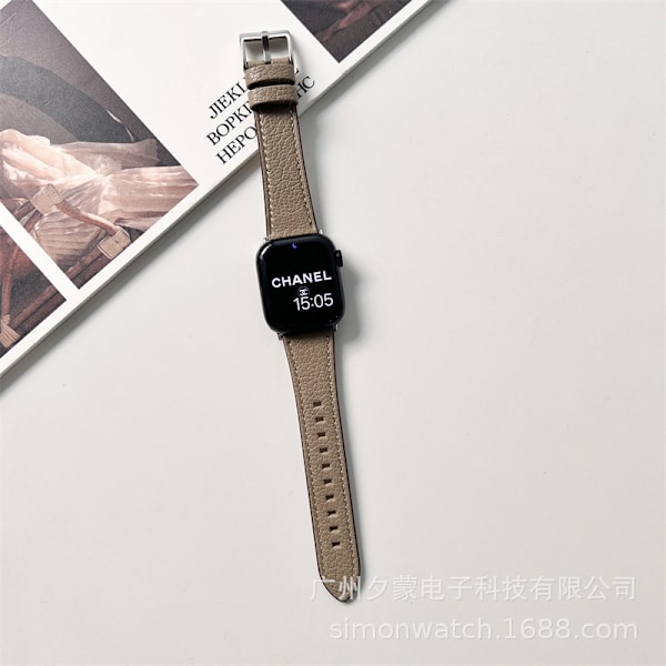 Kellon ranneke Apple Watch iWatch 42mm 10. sukupolvi, kameli