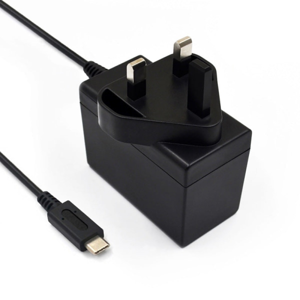 Nintendo Switch Lite -laturiin OLED Game Host Direct Charger Firecow -sovittimeen Black (UK plug)