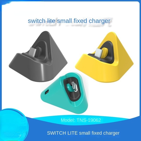 För Switch Lite Game Host Laddningsfäste Switch Mini Charger Bracket Liten fast laddare Blue-Green