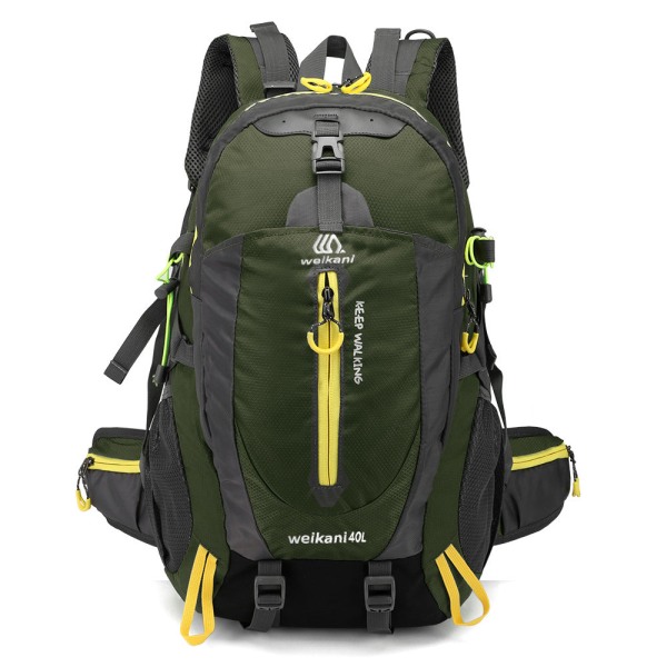 Menn Ryggsekk Skulderveske Outdoor Sports Ryggsekk 40L Tursekk Army Green