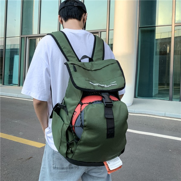 Kouluopiskelijareppu College Bookbag Matkalaukku Rento casual Street Trend Green