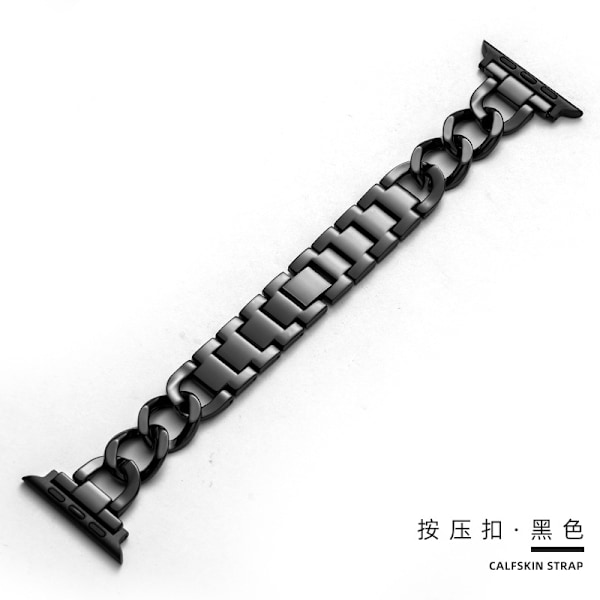 Urrem til Apple Watch iWatch 38/40/41/42MM sort-02