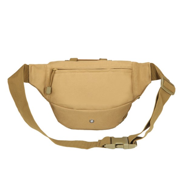 Fanny Pack Løbebælte Taljetaske Organizer Tætsiddende Oxford Multi-Function Jungle camouflage 13-inch