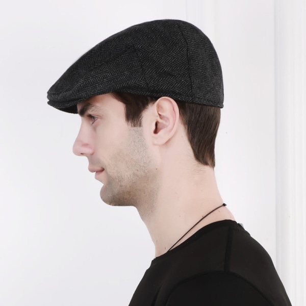 Beret Hat 2022 Vår Sommer Solbeskyttelse Solskjerm Fritidshette Dark gray M（56-58cm）