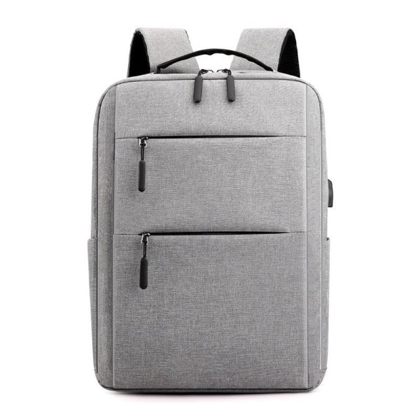 Ryggsekk Herre 15,6-tommers Computer Business Outdoor skulderveske Light gray