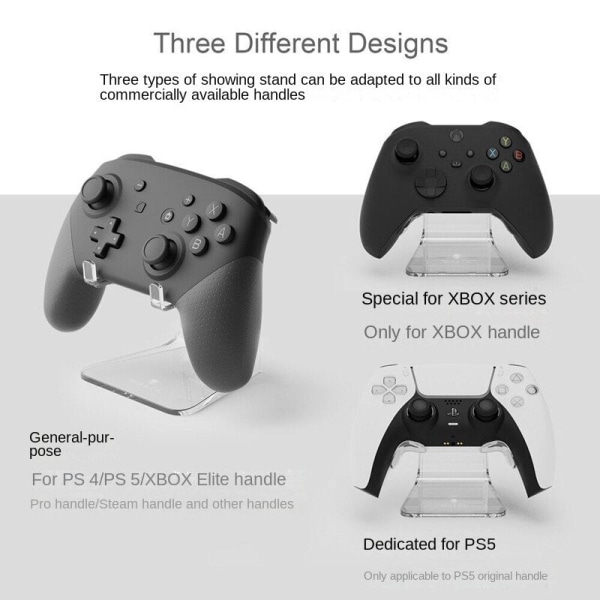 For Ps5/PS4/Xbox/Switch Pro Håndtaksbrakett Universalhåndtak Display Hyllehenger