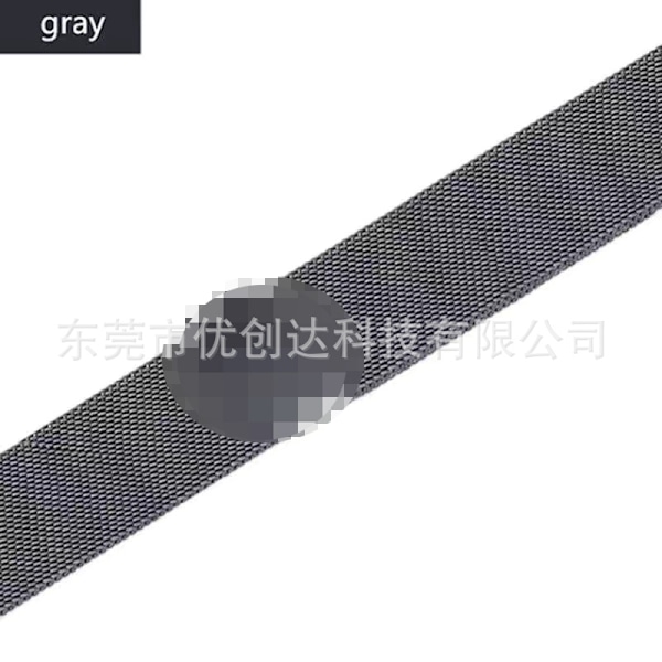 Kellon ranneke Apple Watch iWatch 38/40/41/10. sukupolvi 42mm universal space gray