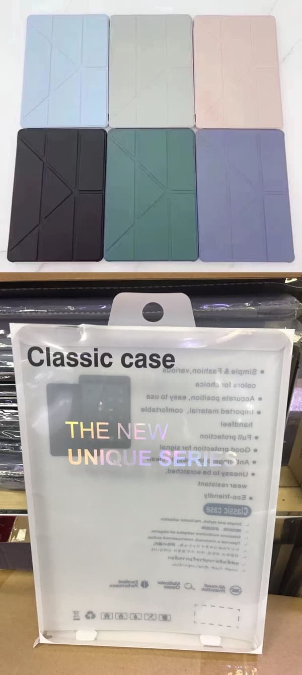 Etui til iPad Pro 11\" 2024 Sort æske, hærdet glas, foldbart magnetisk