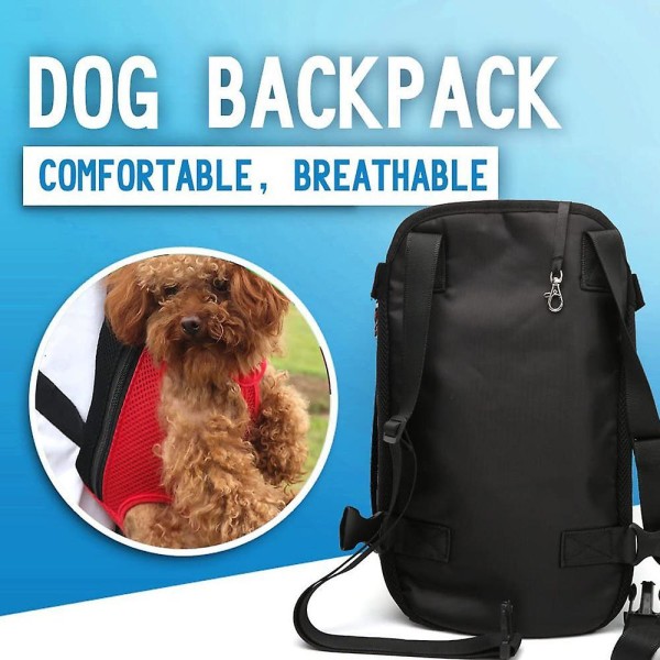 Pet Carrier Ryggsäck Justerbar Pet Front Cat Hund Resväska l B