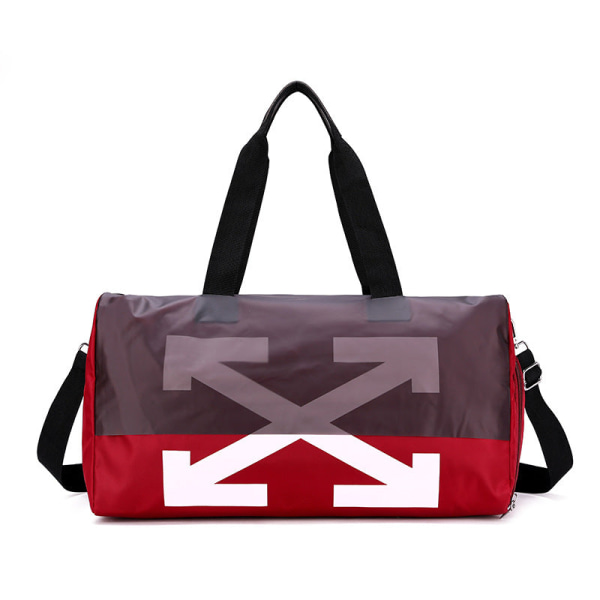Yogaväska Kvinnors Resväska för korta avstånd Herrskor Bärbar Messenger Bag Red 47*23*26