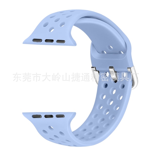 Klockarmband för Apple Watch iWatch 38/40/41/42 S10mm Ljuslila