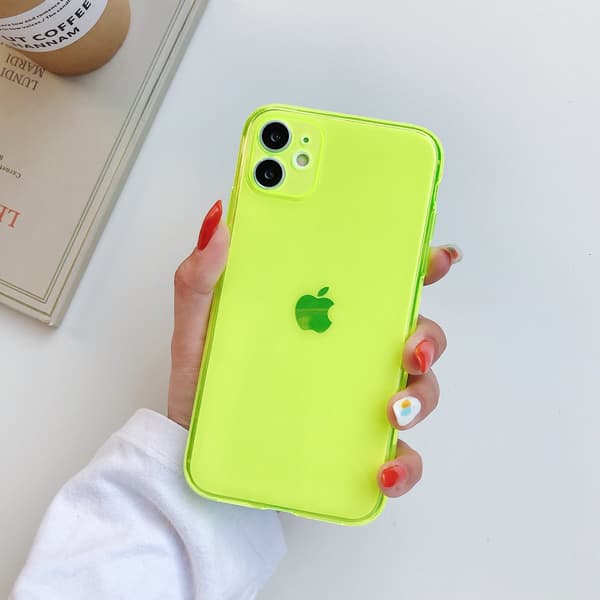 Etui til iPhone 17 Pro fluorescerende farve blød