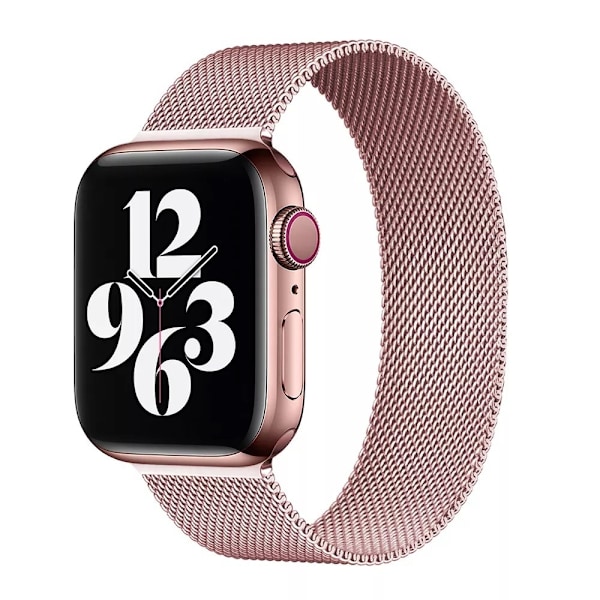 Kellon ranneke Apple Watch iWatch 42/44/45/49mm Ruusu Pinkki