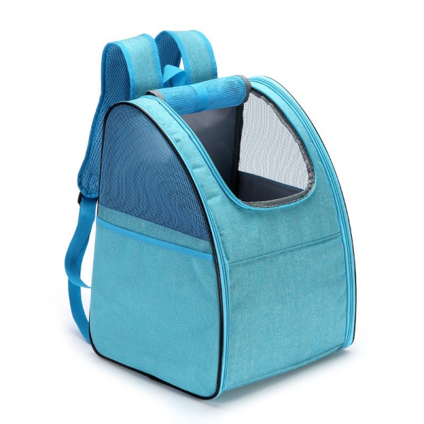 Rygsæk Fashion out Cat Bag Pet 黑兰色L