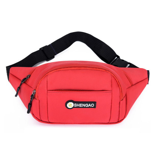 Fanny Pack Løbebælte Taljetaske Organizer Sports Cykelpolyester Purple