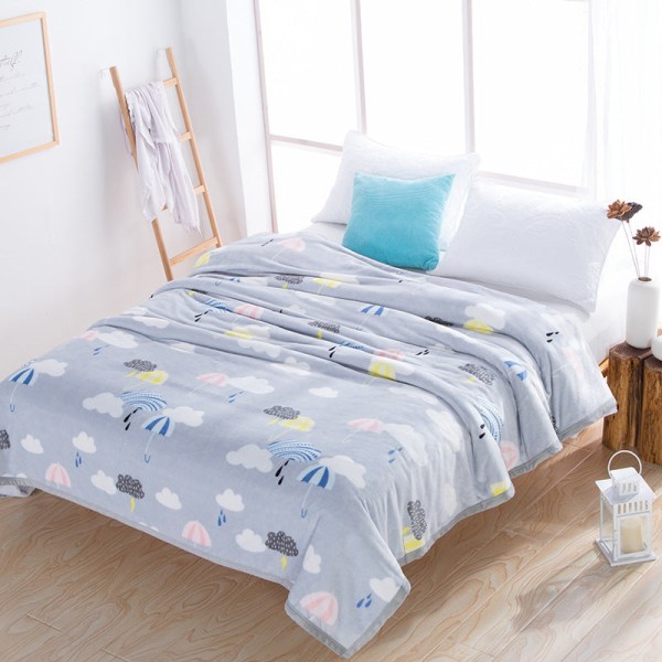 Fleece-peitto Nap-peitto Cover Lämmin sohvanpäällinen Ihoystävällinen samettipeitto Rainbow love 180*200cm