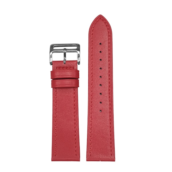 Kellon ranneke Apple Watch iWatch 20mm kolmiolukolle ilman liitintä, Begonia punainen