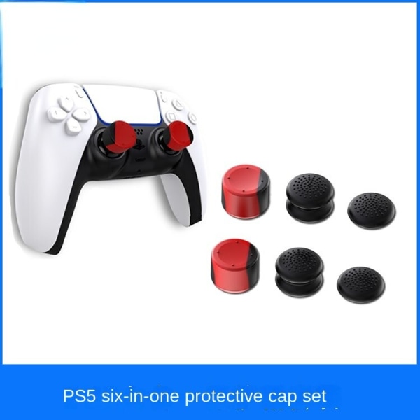 Til PS5-håndtag seks-i-en joystick-hætte Ps5-spilhåndtag Tastatur beskyttelseshætte Ps5 Non-Slip