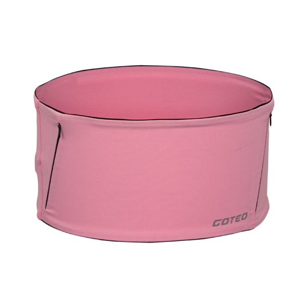 Fanny Pack Løpebelte Midjeveske Organizer Multifunksjonell Stretch Sports Pink S