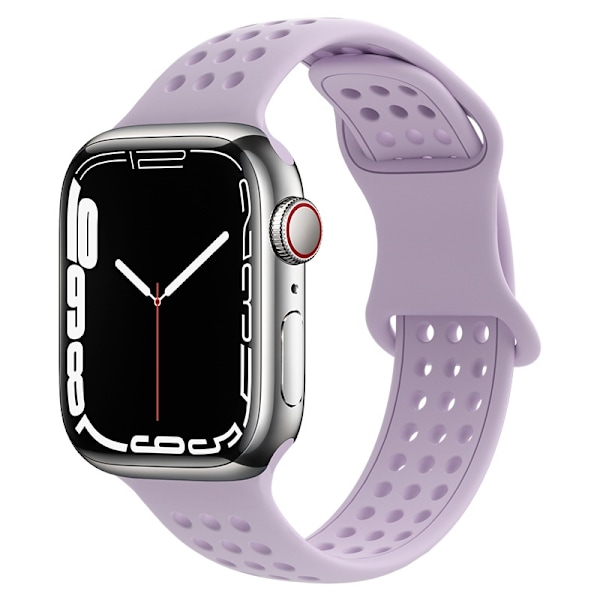 Klockarmband för Apple Watch iWatch 38/40/41/42mm Ljuslila