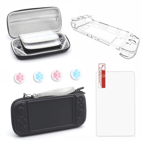 För Switch Storage Bag 4 in 1 Set Protective Shell NS 4 in 1 Host Storage Protective Bag