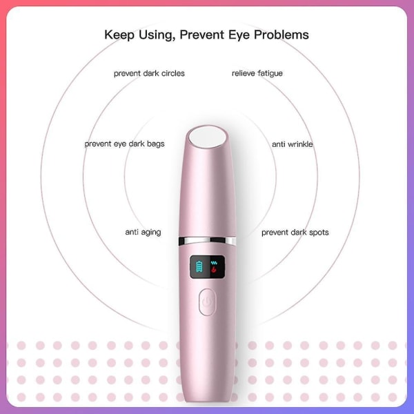 Til E01 Electric Eye Massager Vibration Remove Eyes Ansigtspleje Pe