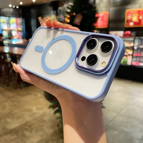 Deksel til iPhone 17 Pro Peak Blå Gull Skjold Magnetisk