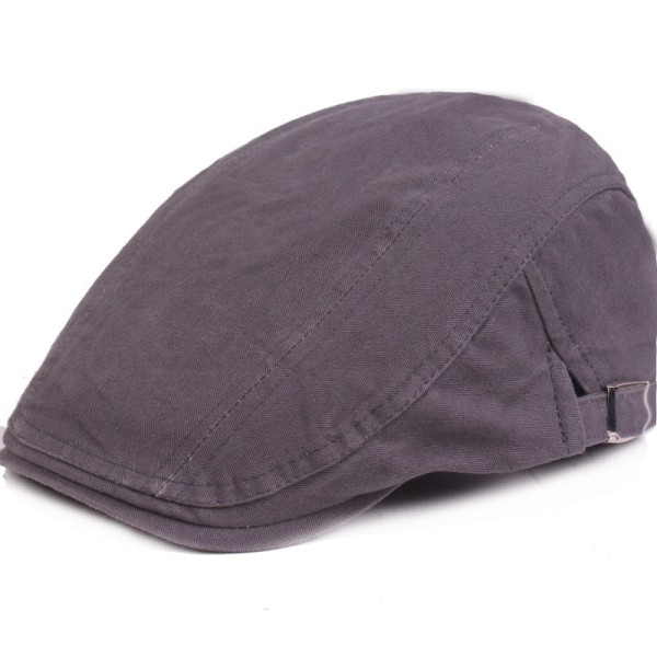 Beret Hat 2022 Forår Sommer Ren Bomuld Monokrom Casual Varm mode kasket Army Green Adjustable