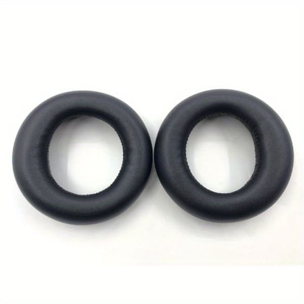 1 par PU svarte erstatningsøreputer for SONY PS5 PULSE 3D
