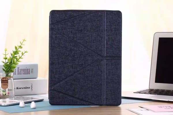 Stilfuldt etui til iPad mini 1/2/3/4/5 mørkeblå foldbart