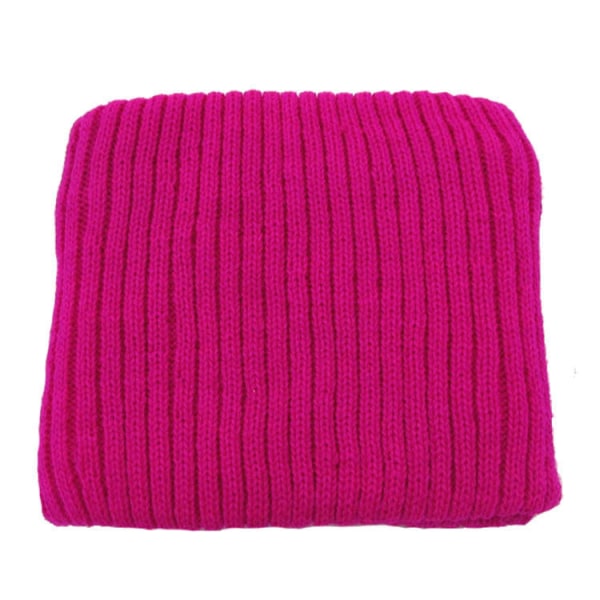 Kvinders falsk krave Aftagelig halvstrikket Pure Black Rød Blå Pink Tykket vintertørklæde Rose Red