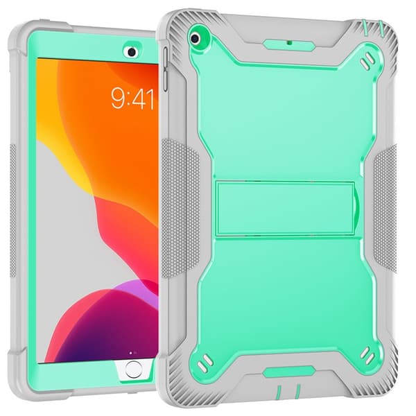 Fodral för iPad mini 4/5 mintfärgad silikon tre-i-ett barnstativ