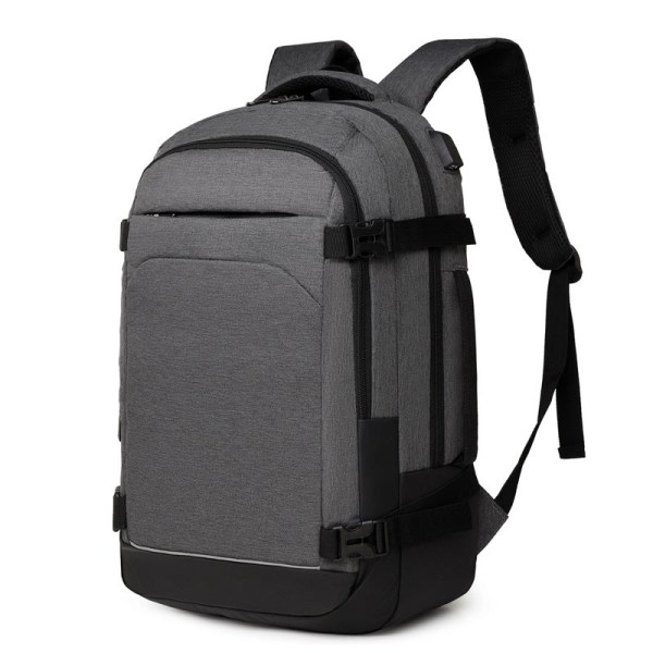 Matkareppu Miesten muoti vedenpitävä suurikapasiteettinen tietokone monitoiminen lahja olkalaukku 8001-1 backpack Gray