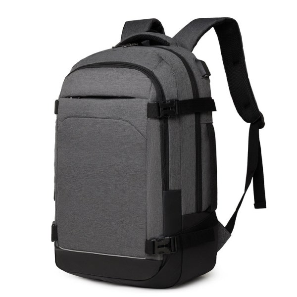 Rygsæk rejser Mænd Mode Vandtæt Computer med stor kapacitet Multifunktionel gave skuldertaske 8001-1 backpack Gray