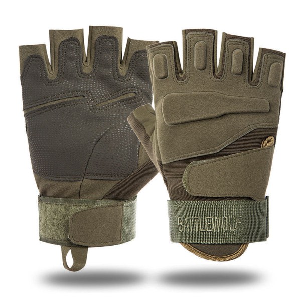 Kvinner Menn Sykkelhansker Utendørs Sykling Fitness Field CS [JUN edition] Army Green M