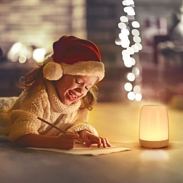 Lamper berøringsnatlampe til børn, der kan dæmpes sengelampe