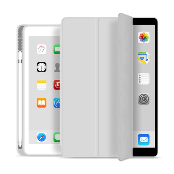 Fodral för iPad 9.7\" 2017/2018 Vit Tri Fold Flip Ställ Candy Sleep