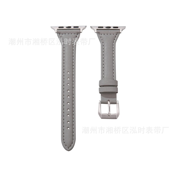 Klockarmband för Apple Watch iWatch 38/40/41/42 10:e generationen mm grå