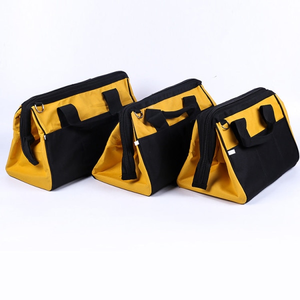 Miehet naiset Fanny Pack -vyötärölaukku Kannettava Oxford Canvas Toolkit Home Repair Hardware Kit Medium Yellow Black: 39x23x24cm